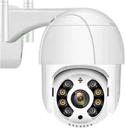 5MP PTZ IP Camera WiFi Outdoor AI Human Detection Audio 1080P Security CCTV Camera P2P RTSP 4X Digital Zoom WiFi Camera(A/U,5MP 32G Card)
