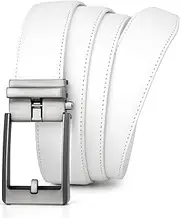 [BELTROAD] Men's Ratchet Belts Mens Leather Dress Belt for Jeans Casual Work Adjustable Golf Belts Gifts for Men Ratchet Belt