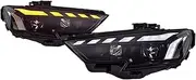 Car Lights ，Compatible With A3 Headlight 2017-2020 LED Projector Headlights DRL Sequential Turn Siganl Car Accessories