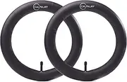 CALPALMY (2 Pack) 12"/14"/16"/18"/20"/22"/24"/26"/28" Kids Bike Inner Tubes Butyl Rubber Fit 1.75-2.125 with Schrader Valve - Compatible with Titan Racing Junior Range Kids Bike, Road/Mountain Bike