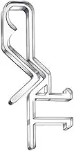 20pcs Venetian Blind Valance Clips, 1-7/8 Inch Clear Retainer Clips Hidden Channel Blind Valance Clip Replacement for Horizontal and Venetian Window Blinds Valance