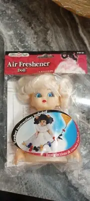 AIR FRESHER DOLL FIBRE CRAFT Blonde 5.75"in BLUE EYES 3101-01