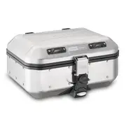 GIVI Trekker Dolomiti 30 Liter Aluminum Case, grey-silver, Size 21-30l for Men Grey Silver