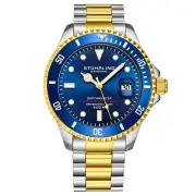 Stuhrling 883 03 Depthmaster Automatic Diver Stainless Steel Mens Watch