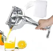 Manual Fruit Juicer Alloy Lemon Squeezer Citrus Press Heavy Duty Hand Press Fruit Juicer Detachable Lime Squeezer