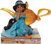 Enesco Jim Shore Disney Traditions Aladdin Jasmine with Genie Lamp Figurine