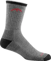 [Darn Tough] Vermont Coolmax Micro Crew Cushion Socks - Men's - Pack of 6 Special - Gray Black, Large, Gray Black, Large