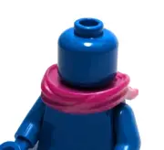 Lego - Minifigure Utensil - Magenta Pink, Scarf/Hood