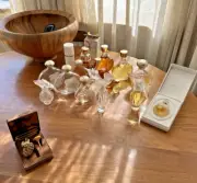 Nina Ricci Perfume L'air Du Temps & Lalique Bottles Lot