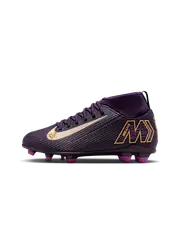 Nike Jr. Mercurial Superfly 10 Club 'Kylian Mbappé' Younger/Older Kids' Multi-Ground High-Top Football Boot