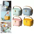 Plastic First Aid Box with Handle Compartment Portable Container Storage Box