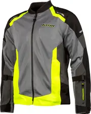 Klim Induction, textile jacket , color: Grey/Black/Neon-Yellow , size: XL