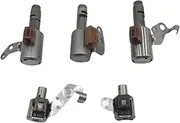 1Set Solenoid U140E U140F U140 U241E U241 Automatic Transmission Gearbox Valve Body Solenoid Set Compatible for Toyota RAV4 Camry Compatible for Lexus RX300 Car Parts