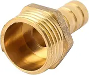 uxcell Brass 1/2BSP Male Thread to 10mm Hose Barb Straight Fitting Adapter Coupler
