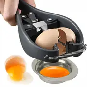 Egg Cracker Stainless Steel Egg Opener Automatic Egg Cracking Tool Easy Cutter