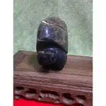 黑膽石-石雕如意烏龜