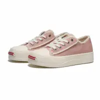 在飛比找momo購物網優惠-【KANGOL】休閒鞋 淺粉白 帆布鞋 女(63221603