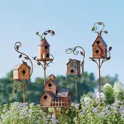 Metal Small Bird Parrot Breeding Nest Box Nesting Budgie House Cage Home Decor