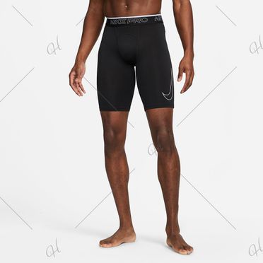 Nike 耐吉長褲Pro Dri-FIT Fitness 男款黑緊身褲運動訓練貼身吸濕排汗