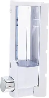VALICLUD Wall Mounted Soap Dispenser Manual Foaming Pump for Bathroom Kitchen Shower Non-Leakage Design Transparent Window Easy Installation Humanized Non- Button