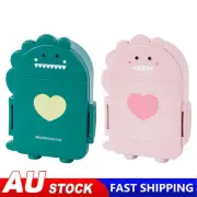 2 Compartments Rice/Noodles Container Dinosaur Bento Box Creative for Boys Girls