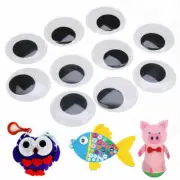 5-50mm Joggle Moveable Black Eye Wiggly Google Googly Eyes Craft Stick On Art