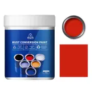 300/500g Water-Based Rust Converter Paint, No Sanding Primer for Metal, Roof & Steel, Home Industrial Anti-Corrosion Coating Red 300g