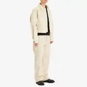 Jacquemus Croc Effect Denim Jeans