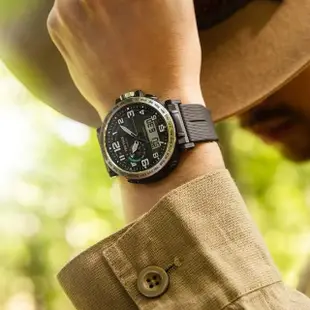 【CASIO 卡西歐】PRO TREK 登山錶系列/高度溫度氣壓方位偵測/51mm(PRG-601-1)