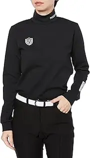 PEARLY GATES(パーリーゲイツ) Parly Gates 055-3266902 Women's Long Sleeve Mock Neck Shirt (Diamond Mesh: Antibacterial Material and Stretchability), Golf Inner