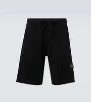 [Stone Island] Stone Island Cotton jersey shorts UK 34 black