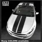 Dodge Dart 2013-2018 Over The Top Sport Double Stripes Decals (Choose Color)