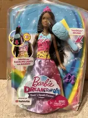 BARBIE WITH MAGICAL HAIR DREAMTOPIA FRB13 Needs Batteries Read Description