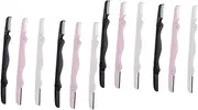 Healeved Eyebrow Trimmer Double-sided Razor Knife Precision Grooming Tool Portable for Women Men