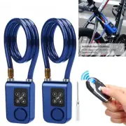 Bike Lock Anti-Theft Security Wireless Remote Control Alarm Lock 4-DigitPassword
