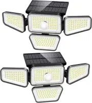 Luces Solares Exteriores 270 LED 3000LM Con Sensor De Movimientoip65 Impermeable