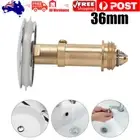 36mm Tap Pop-Up Basin Waste Chrome Sink Push Button Click Clack Plug+Bolt Gold