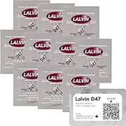 Lalvin D47 Wine Yeast (10 Pack) - Make Wine Cider Mead Kombucha At Home - 5 g Sachets - Saccharomyces cerevisiae - Sold by CAPYBARA Distributors Inc.