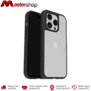 OtterBox React iPhone 15 Standard 6.1 Case Clear/Black