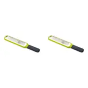 2PK Joseph & Joseph 28cm Handi-Zest Zester Grater w/ Integrated Blade Wiper