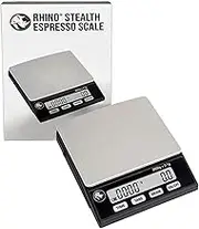 Stealth Espresso Scale, Stainless Steel (IP65 Rated, Accuracy: 0.1g, Capacity: 2000g)