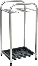 Umbrella Stand Entryway 9-Holes Metal Umbrella Stand, Rectangular Umbrella Holder Storage Rack, with a Removable Drip Tray, for Entryway, Home,Office, Simple Assembly Umbrella Holder