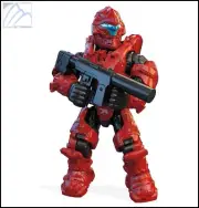 HALO MEGA BLOKS UNSC RED SPARTAN PATHFINDER MINI FIGURE FMM89 WOODLAND GUNGOOSE