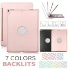 Smart Case & Backlit Bluetooth Keyboard Cover For iPad Air 2 Pro 9.7"