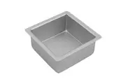 Anodised Square Cake Pan (Silver) - 15x7.5cm