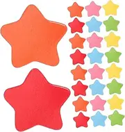 TOGEVAL 120pcs Magnetic Star Stickers Star Magnets for Fridge Classroom and Office Decoration for Behavior Charts and Student Rewards Multi-Color