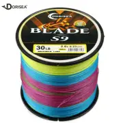 100M-1000M 9 Strands Dorisea Blade Multi-Color Round PE Round Braid Fishing Line