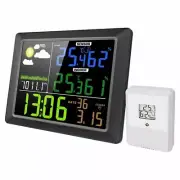 Weather Station Wireless Alarm Indoor Outdoor Thermometer Hygrometer Digital