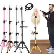 55Inch Wig Stand Adjustable Tripod For Hairdressing Training Mannequin Head