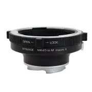 XPimage Locking Adapter for Mamiya 645 Mount Lens to Leica M LM Camera M10 M9 M8